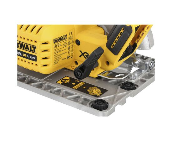 Дисковая пила DeWALT 18В XR Li-Ion, диск 184х16 мм, 3.6 кг, TSTAK (без АКБ и ЗУ) (DCS572NT), изображение 7 Дисковая пила DeWALT 18В XR Li-Ion, диск 184х16 мм, 3.6 кг, TSTAK (без АКБ и ЗУ) (DCS572NT), изображение 7