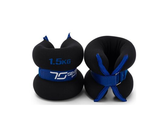 Утяжелитель 7Sports Wrist/Ankle Weights ON-3 2 х 1,5кг Black/Blue (ON-3), изображение 3