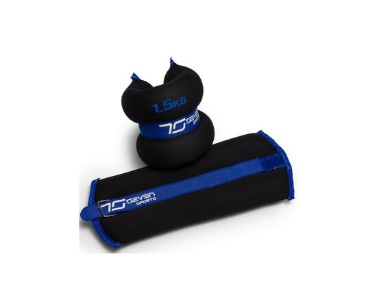 Утяжелитель 7Sports Wrist/Ankle Weights ON-3 2 х 1,5кг Black/Blue (ON-3), изображение 4