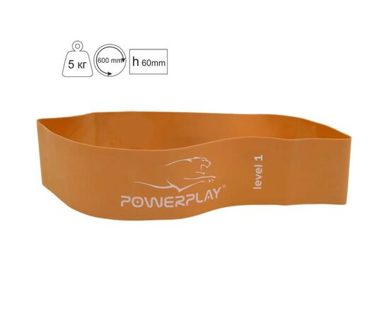 Эспандер PowerPlay 4140 Level 1 Помаранчева (PP_4140_Orange), изображение 2 Эспандер PowerPlay 4140 Level 1 Помаранчева (PP_4140_Orange), изображение 2