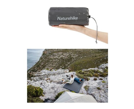 Матрас надувной Naturehike CNH22DZ018 196x64x7 см Black (6975641888475), изображение 6 Матрас надувной Naturehike CNH22DZ018 196x64x7 см Black (6975641888475), изображение 6