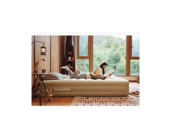 Матрас надувной Naturehike CNH22DZ015 Double 198x150x36 см Beige (6927595713488), изображение 5 Матрас надувной Naturehike CNH22DZ015 Double 198x150x36 см Beige (6927595713488), изображение 5