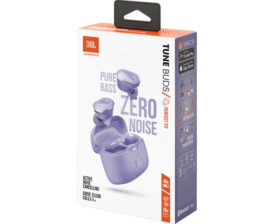 Наушники JBL Tune Buds Purple (JBLTBUDSPUR), изображение 9 Наушники JBL Tune Buds Purple (JBLTBUDSPUR), изображение 9