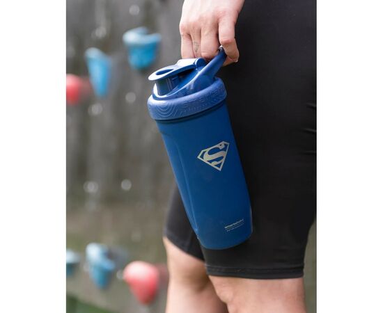 Шейкер спортивный SmartShake Reforce 900ml DC Superman (11150901), изображение 3 Шейкер спортивный SmartShake Reforce 900ml DC Superman (11150901), изображение 3