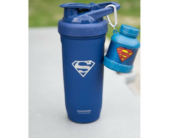 Шейкер спортивный SmartShake Reforce 900ml DC Superman (11150901), изображение 5 Шейкер спортивный SmartShake Reforce 900ml DC Superman (11150901), изображение 5
