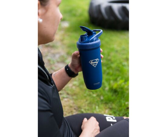 Шейкер спортивный SmartShake Reforce 900ml DC Superman (11150901), изображение 6 Шейкер спортивный SmartShake Reforce 900ml DC Superman (11150901), изображение 6