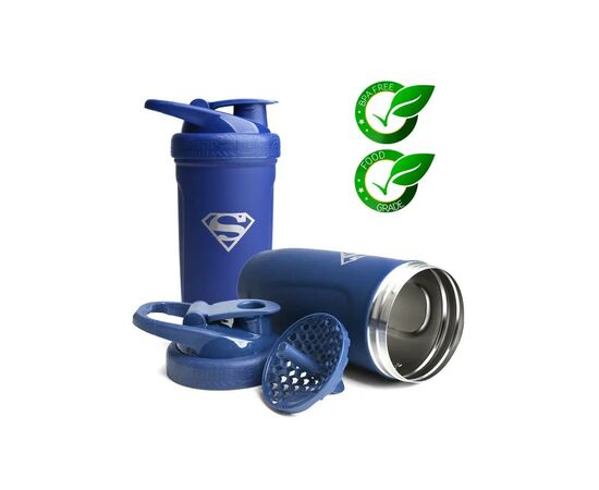 Шейкер спортивный SmartShake Reforce 900ml DC Superman (11150901), изображение 7 Шейкер спортивный SmartShake Reforce 900ml DC Superman (11150901), изображение 7