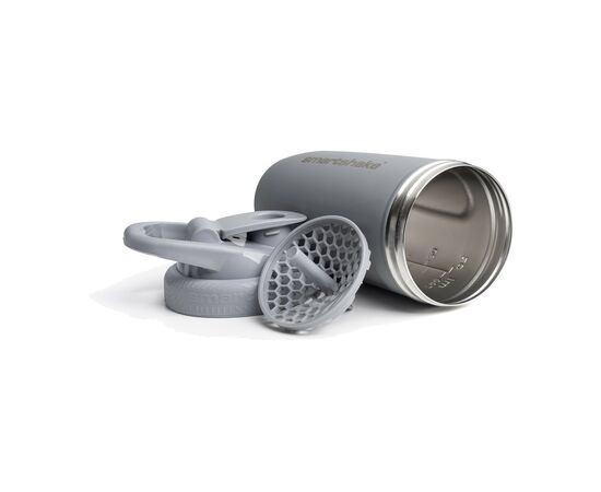 Шейкер спортивний SmartShake Reforce Stainless Steel 30oz/900ml Gray (11150003), зображення 2 Шейкер спортивний SmartShake Reforce Stainless Steel 30oz/900ml Gray (11150003), зображення 2