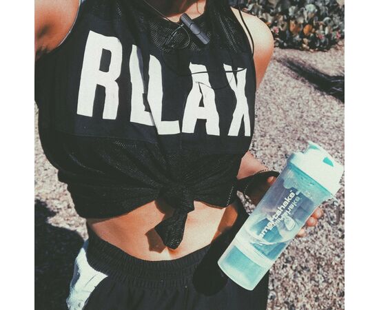 Шейкер спортивний SmartShake Slim 500ml Neon Blue (10253101), зображення 4 Шейкер спортивний SmartShake Slim 500ml Neon Blue (10253101), зображення 4