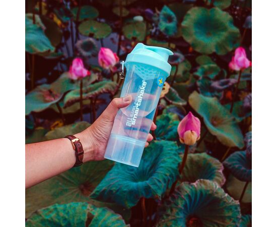 Шейкер спортивний SmartShake Slim 500ml Neon Blue (10253101), зображення 6 Шейкер спортивний SmartShake Slim 500ml Neon Blue (10253101), зображення 6