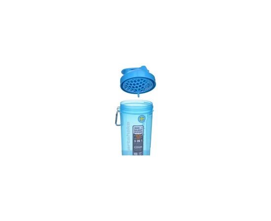 Шейкер спортивний SmartShake Slim 500ml Neon Blue (10253101), зображення 8 Шейкер спортивний SmartShake Slim 500ml Neon Blue (10253101), зображення 8