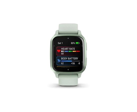 Смарт-годинник Garmin Venu Sq 2, Cool Mint/Metallic Mint, GPS (010-02701-12), зображення 2 Смарт-годинник Garmin Venu Sq 2, Cool Mint/Metallic Mint, GPS (010-02701-12), зображення 2