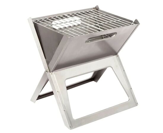Гриль-барбекю Bo-Camp Notebook/Fire Basket Compact Silver (8108347)