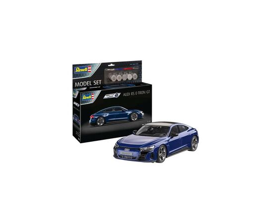 Сборная модель Revell Audi e-tron GT уровень 2, 1:24 (RVL-67698), изображение 2 Сборная модель Revell Audi e-tron GT уровень 2, 1:24 (RVL-67698), изображение 2