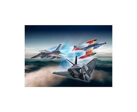 Сборная модель Revell набор к 75-й годовщине US Air Force 3 самолета уровень 4 , 1:72 (RVL-05670), изображение 2 Сборная модель Revell набор к 75-й годовщине US Air Force 3 самолета уровень 4 , 1:72 (RVL-05670), изображение 2