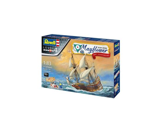 Збірна модель Revell набір Корабель Mayflower рівень 4, 1:83 (RVL-05684)