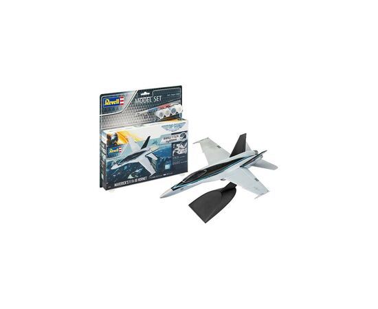 Сборная модель Revell набор Самолет F/A-18 Hornet с к/ф Top Gun уровень 2, 1:72 (RVL-64965), изображение 2 Сборная модель Revell набор Самолет F/A-18 Hornet с к/ф Top Gun уровень 2, 1:72 (RVL-64965), изображение 2