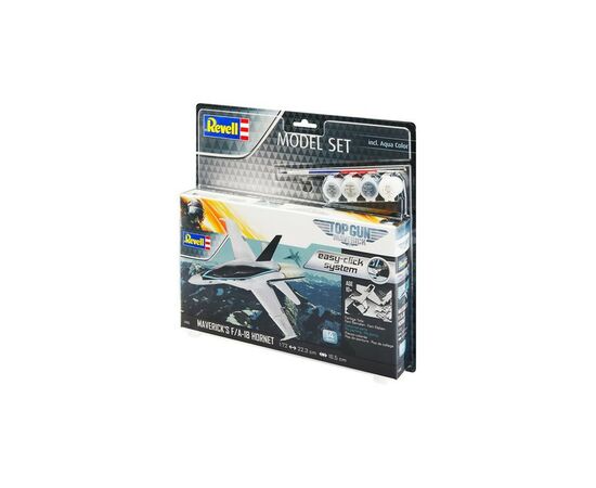 Сборная модель Revell набор Самолет F/A-18 Hornet с к/ф Top Gun уровень 2, 1:72 (RVL-64965)