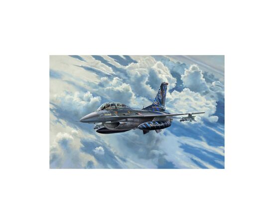 Сборная модель Revell набор Самолет F-16D Tigermeet 2014 уровень 4, 1:72 (RVL-63844), изображение 4 Сборная модель Revell набор Самолет F-16D Tigermeet 2014 уровень 4, 1:72 (RVL-63844), изображение 4