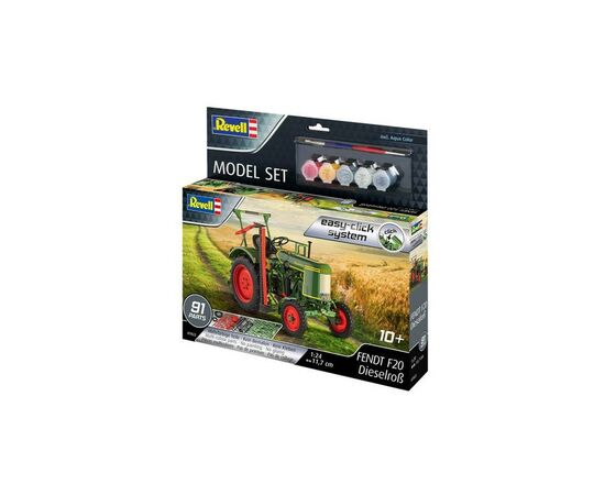 Сборная модель Revell набор Трактор Fendt F20 "Dieselroß" уровень 2, 1:24 (RVL-67822)