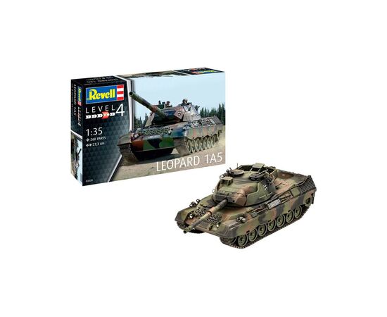Сборная модель Revell Танк Leopard 1A5 уровень 4, 1:35 (RVL-03320), изображение 2 Сборная модель Revell Танк Leopard 1A5 уровень 4, 1:35 (RVL-03320), изображение 2