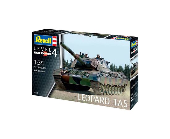Сборная модель Revell Танк Leopard 1A5 уровень 4, 1:35 (RVL-03320)