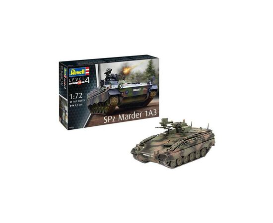 Сборная модель Revell Танк Marder 1A3 уровень 4, 1:72 (RVL-03326), изображение 2 Сборная модель Revell Танк Marder 1A3 уровень 4, 1:72 (RVL-03326), изображение 2