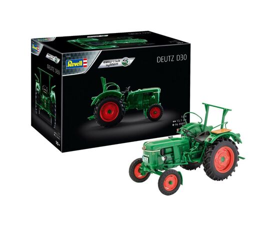 Збірна модель Revell Трактор Deutz D30 рівень 2, 1:24 (RVL-07826), зображення 2 Збірна модель Revell Трактор Deutz D30 рівень 2, 1:24 (RVL-07826), зображення 2