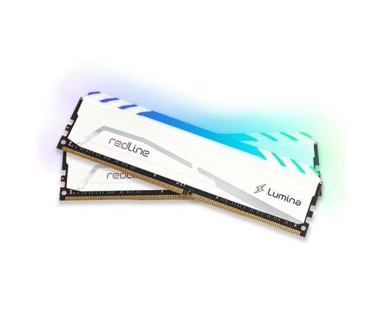 Модуль памяти для компьютера DDR4 16GB (2x8GB) 3600 MHz Redline Lumina RGB White Mushkin (MLB4C360JNNM8GX2), изображение 3 Модуль памяти для компьютера DDR4 16GB (2x8GB) 3600 MHz Redline Lumina RGB White Mushkin (MLB4C360JNNM8GX2), изображение 3