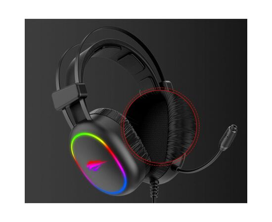 Навушники Havit HV-H2016D USB + 3.5мм (HV-H2016D), зображення 9 Навушники Havit HV-H2016D USB + 3.5мм (HV-H2016D), зображення 9