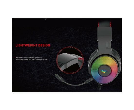 Навушники Havit HV-H2028U Plug USB 7.1 (HV-H2028U), зображення 4 Навушники Havit HV-H2028U Plug USB 7.1 (HV-H2028U), зображення 4