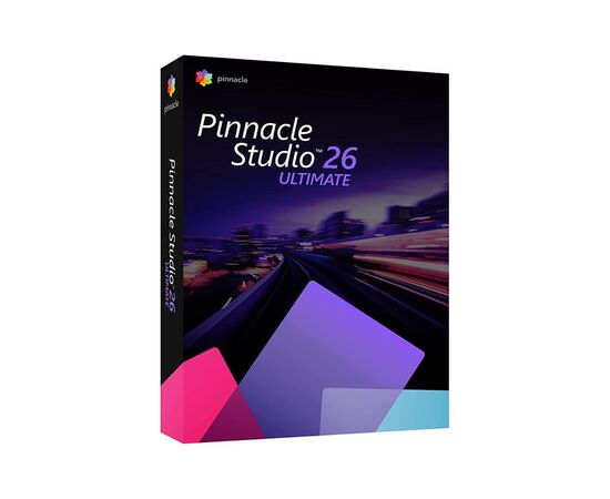 ПО для мультимедиа Corel Pinnacle Studio 26 Ultimate EN/CZ/DA/ES/FI/FR/IT/NL/PL/SV Windows (ESDPNST26ULML)