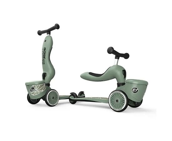 Самокат Scoot&Ride Highwaykick-1 Lifestyle зеленый (SR-210621-GREENLINES), изображение 2