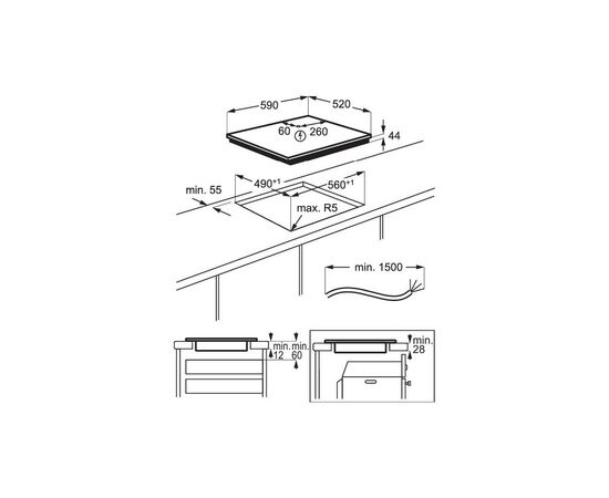 Варочная поверхность Electrolux EIS62449W, изображение 4