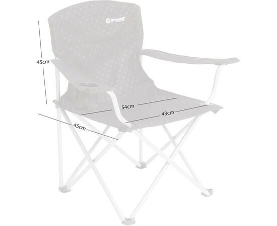 Крісло складане Outwell Catamarca Black (470325) (929843), зображення 3 Крісло складане Outwell Catamarca Black (470325) (929843), зображення 3
