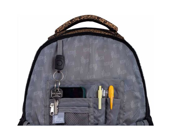 Рюкзак школьный Hash AB300 Golden Dust 42x30x19 см 27 л (502021318), изображение 6 Рюкзак школьный Hash AB300 Golden Dust 42x30x19 см 27 л (502021318), изображение 6
