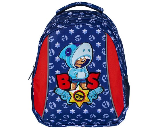Рюкзак школьный BS AB320 Leon Shark 39x28x15 см 20 л (502021017), изображение 2 Рюкзак школьный BS AB320 Leon Shark 39x28x15 см 20 л (502021017), изображение 2