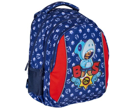Рюкзак школьный BS AB320 Leon Shark 39x28x15 см 20 л (502021017), изображение 3 Рюкзак школьный BS AB320 Leon Shark 39x28x15 см 20 л (502021017), изображение 3