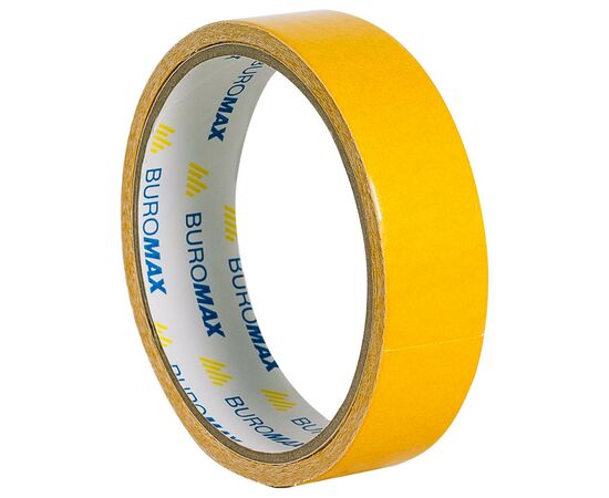 Скотч Buromax двосторонній на тканинній основі 24 мм х 5 м (BM.7554)