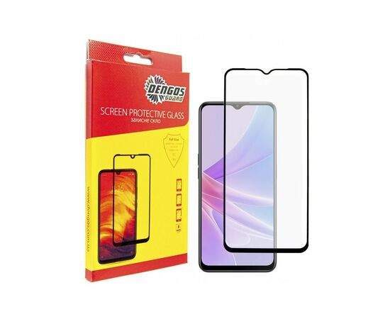 Стекло защитное Dengos Full Glue Oppo A78 5G (black) (TGFG-298)