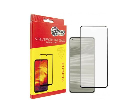 Скло захисне Dengos Full Glue Realme GT 2 Pro (black) (TGFG-299)