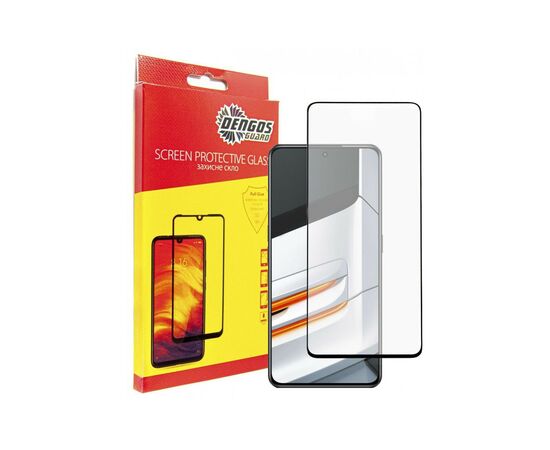 Стекло защитное Dengos Full Glue Realme GT Neo 3 (black) (TGFG-300)