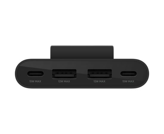 Концентратор 2хUSB-C/2хUSB-A 2.0m black Belkin (BUZ001BT2MBKB7), изображение 3 Концентратор 2хUSB-C/2хUSB-A 2.0m black Belkin (BUZ001BT2MBKB7), изображение 3