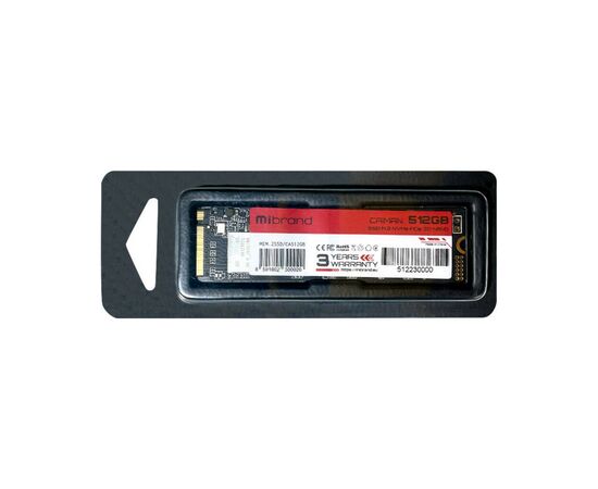 Накопитель SSD M.2 2280 512GB Mibrand (MIM.2SSD/CA512GB), изображение 2 Накопитель SSD M.2 2280 512GB Mibrand (MIM.2SSD/CA512GB), изображение 2