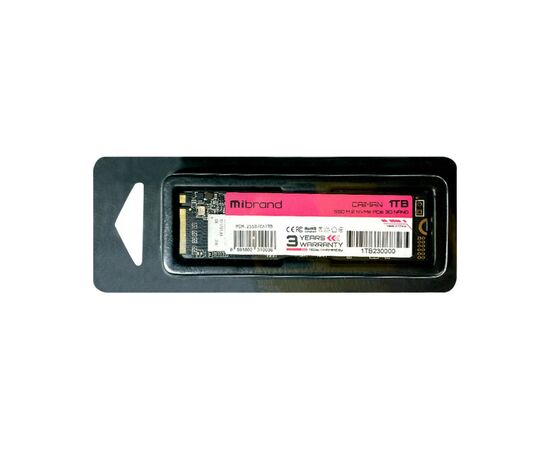Накопитель SSD M.2 2280 1TB Mibrand (MIM.2SSD/CA1TB), изображение 2 Накопитель SSD M.2 2280 1TB Mibrand (MIM.2SSD/CA1TB), изображение 2
