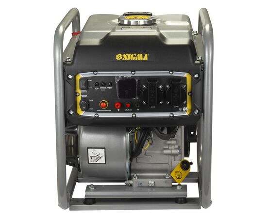 Генератор Sigma инверторный 4.0/4.5kW 7л (5710841), изображение 2 Генератор Sigma инверторный 4.0/4.5kW 7л (5710841), изображение 2