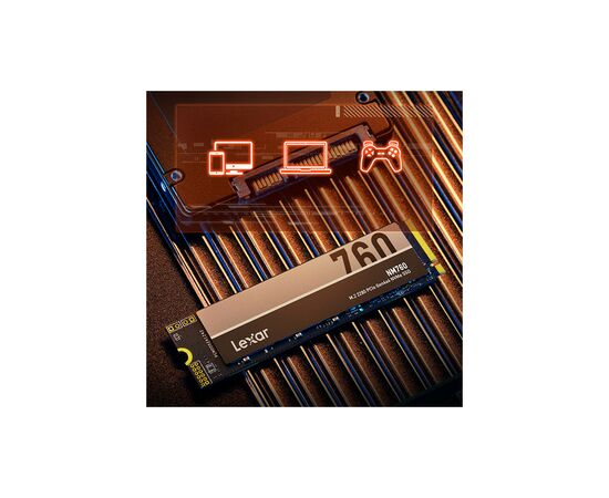 Накопитель SSD M.2 2280 1TB NM760 Lexar (LNM760X001T-RNNNG), изображение 8 Накопитель SSD M.2 2280 1TB NM760 Lexar (LNM760X001T-RNNNG), изображение 8