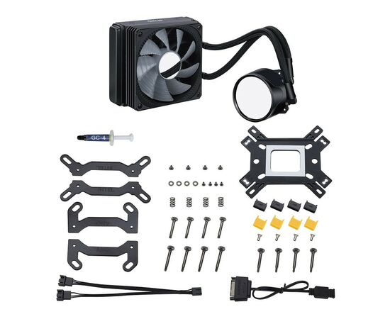 Система водяного охлаждения Gelid Solutions LIQUID 120 ARGB (CC-AIO-120-A), изображение 3 Система водяного охлаждения Gelid Solutions LIQUID 120 ARGB (CC-AIO-120-A), изображение 3