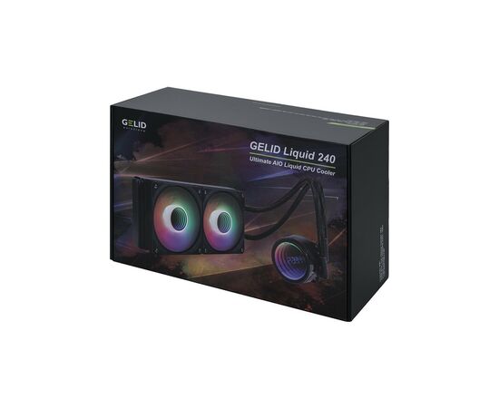 Система водяного охлаждения Gelid Solutions LIQUID 240 ARGB (CC-AIO-240-A), изображение 6 Система водяного охлаждения Gelid Solutions LIQUID 240 ARGB (CC-AIO-240-A), изображение 6