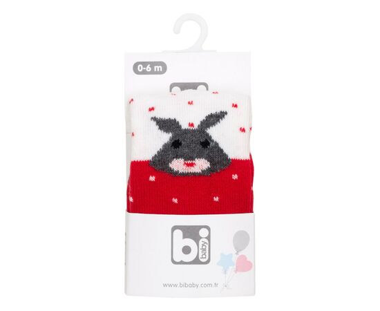 Колготки Bibaby с зайчиком (68312-68-red)